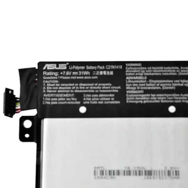 Batterie pour ordinateur portable ASUS C21N1418 – Image 3