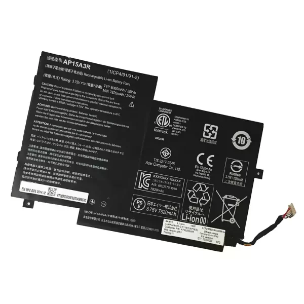 Batterie pour ordinateur portable ACER AP15A3R