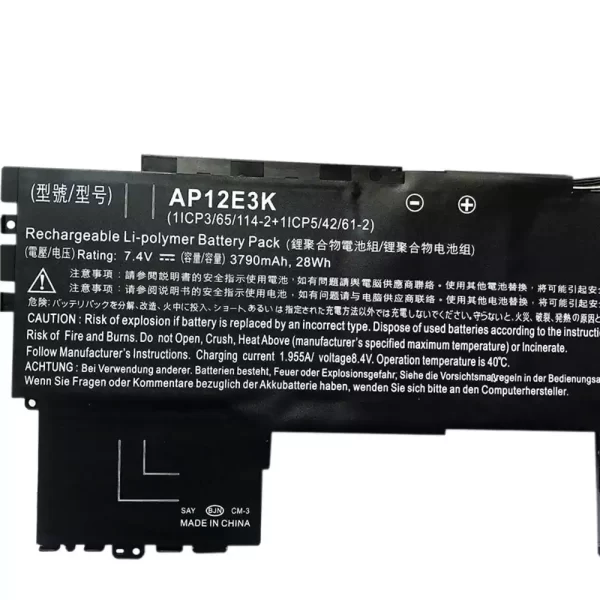 Batterie pour ordinateur portable ACER AP12E3K – Image 3