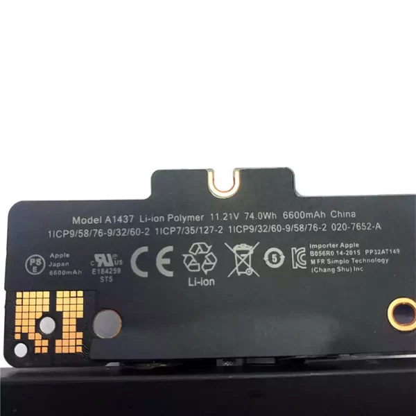 Batterie pour ordinateur portable Apple MacBook MacBook Pro 13 Retina A1425 – Image 3