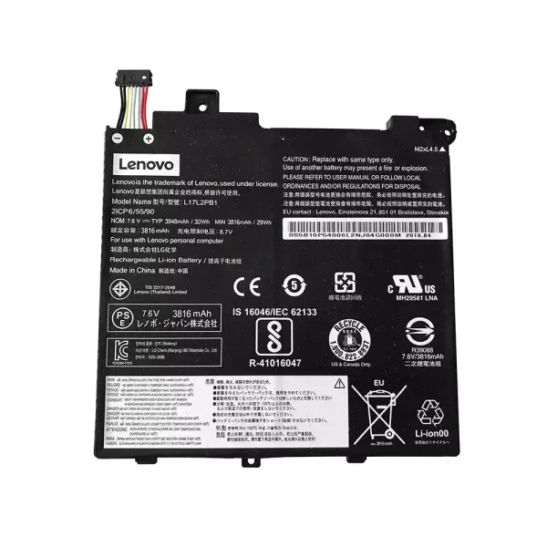 Batterie pour ordinateur portable LENOVO L17L2PB1,L17M2PB1