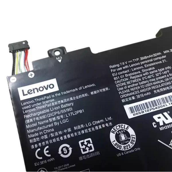 Batterie pour ordinateur portable LENOVO L17L2PB1,L17M2PB1 – Image 3