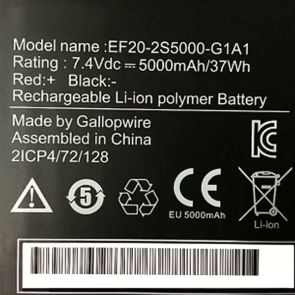 Batterie pour ordinateur portable HAIER EF20-2S5000-B1C1,EF20-2S5000-G1A1,EF20-2S5000-G1L1,HAIER S200 – Image 3