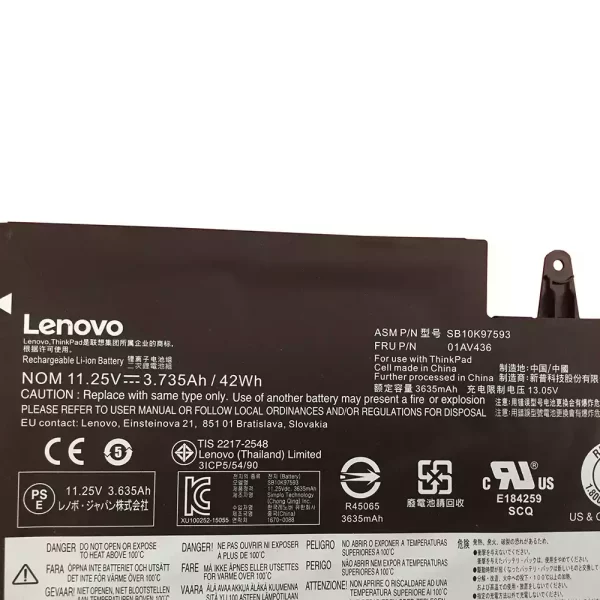 Batterie pour ordinateur portable LENOVO ThinkPad 13 Gen 2 – Image 3
