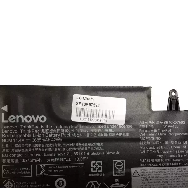 Batterie pour ordinateur portable LENOVO ThinkPad New S2 2018 – Image 3