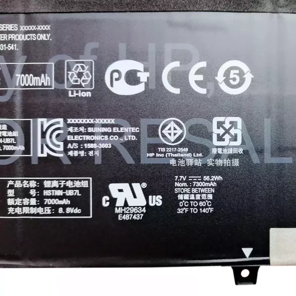 Batterie pour ordinateur portable HP Elitebook 1030 X360 G3,ELITEBOOK X360 1040 G5 – Image 3