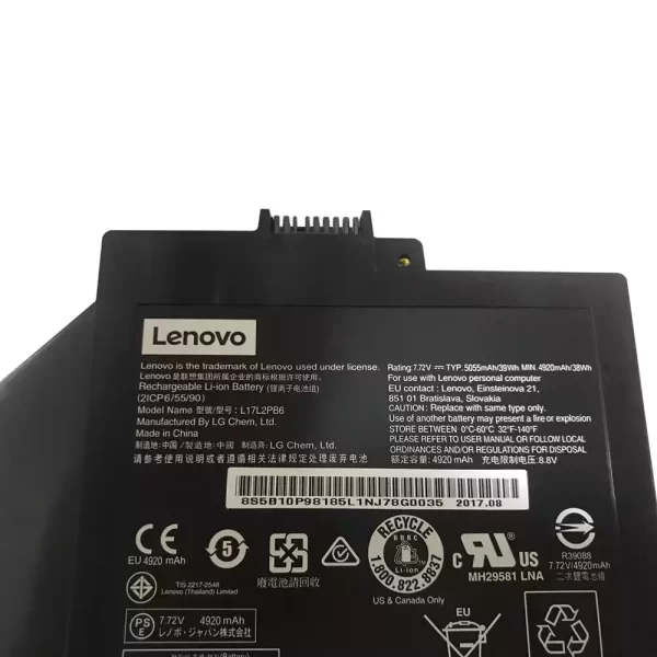 Batterie pour ordinateur portable LENOVO L17L2PB6,L17M2PB6 – Image 3