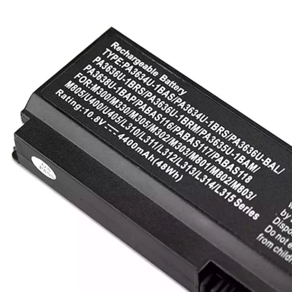 Batterie pour ordinateur portable TOSHIBA PABAS116,PABAS117,PABAS118 – Image 3