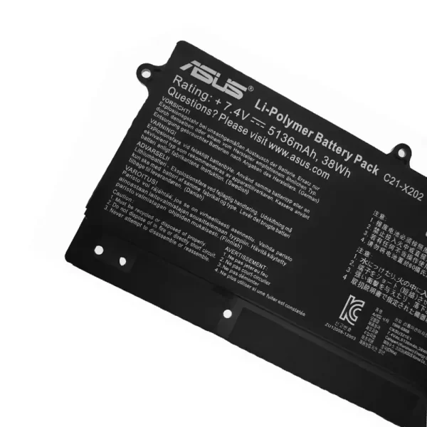 Batterie pour ordinateur portable ASUS C21-X202 – Image 3