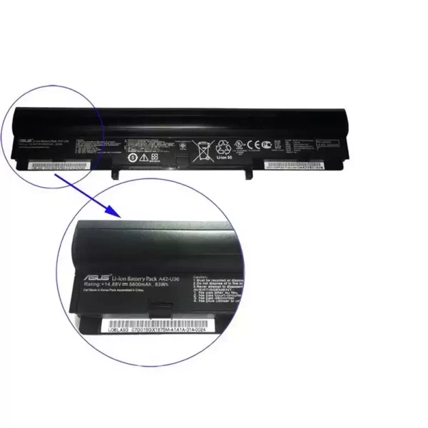 Batterie pour ordinateur portable ASUS A42-U36,A41-U36,A32-U36