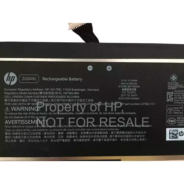 Batterie pour ordinateur portable HP HSTNN-IB8I,L07352-1C1 – Image 3
