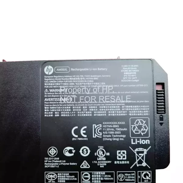 Batterie pour ordinateur portable HP AM06XL – Image 3