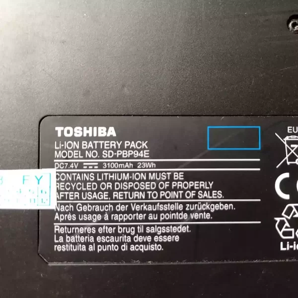 Batterie pour ordinateur portable TOSHIBA SD-PBP94E – Image 3