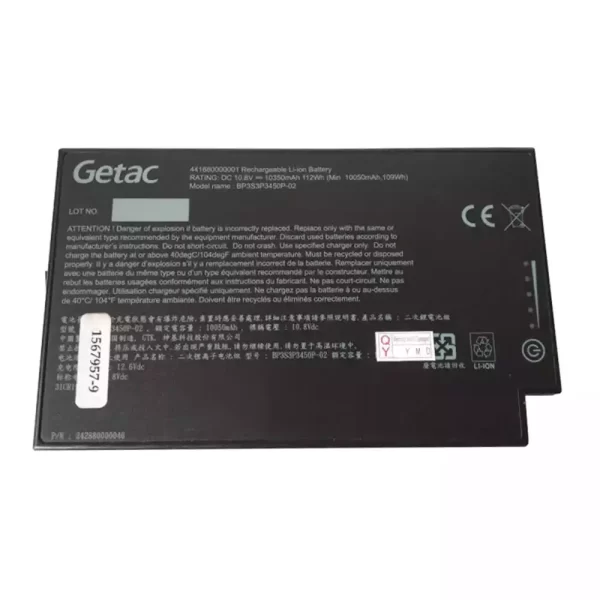 Batterie pour ordinateur portable GETAC BP3S3P3450P-01