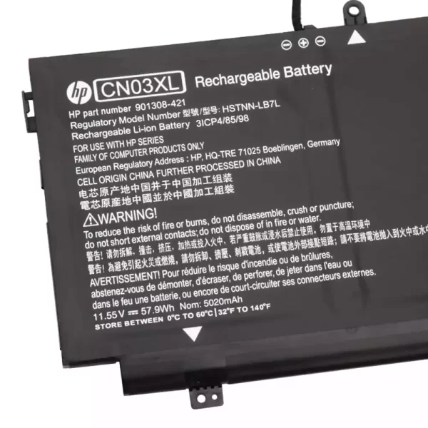 Batterie pour ordinateur portable HP CN03XL – Image 3