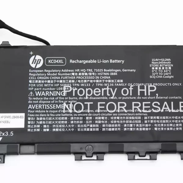 Batterie pour ordinateur portable HP KC04XL – Image 2