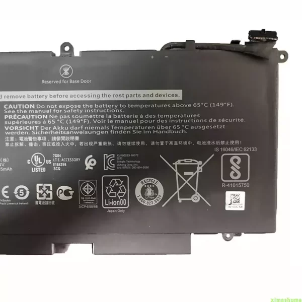Batterie pour ordinateur portable DELL Latitude 7390, Latitude 7390 2-in-1 – Image 4