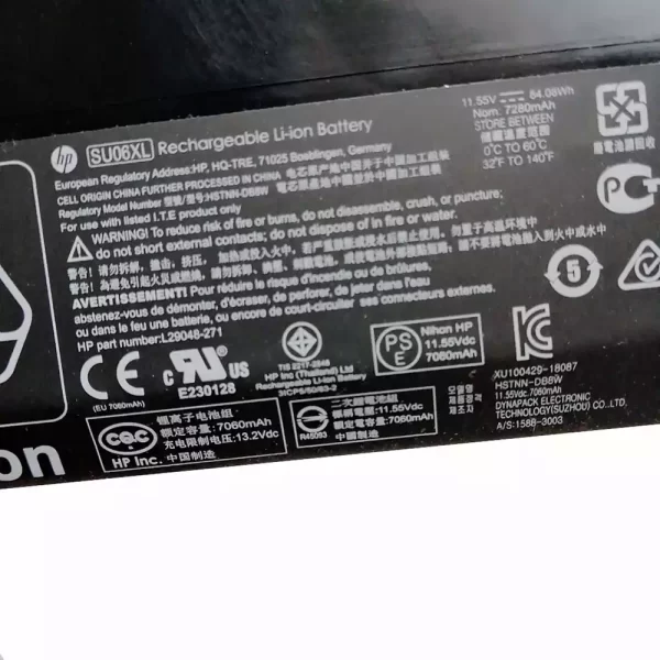 Batterie pour ordinateur portable HP HSTNN-DB8W,TPN-Q213,L29048-271,L29184-005 – Image 3