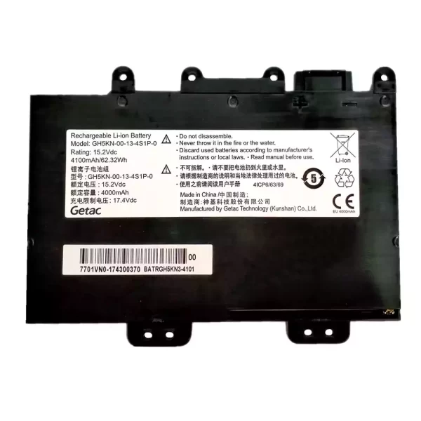 Batterie pour ordinateur portable Getac GH5KN-00-13-4S1P-0