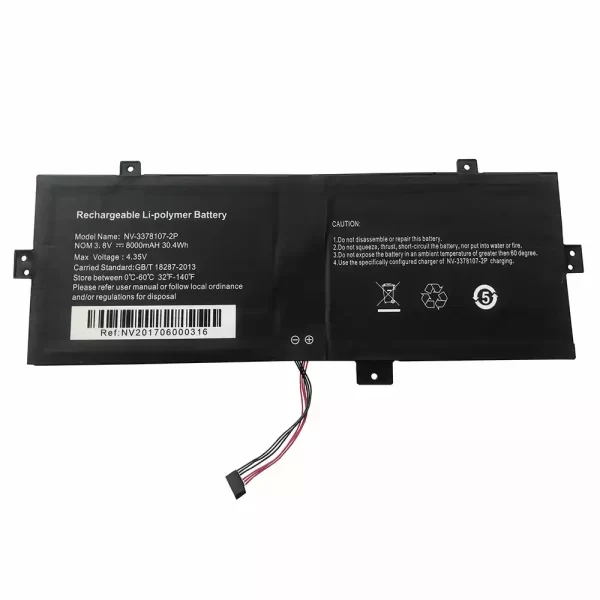 Batterie pour ordinateur portable NV-3378107-2P,EMATIC EWT117