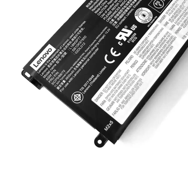 Batterie pour ordinateur portable LENOVO SB10K97648 SB10K97649 SB10K97650 02DL010 02DL011 02DL012 – Image 3