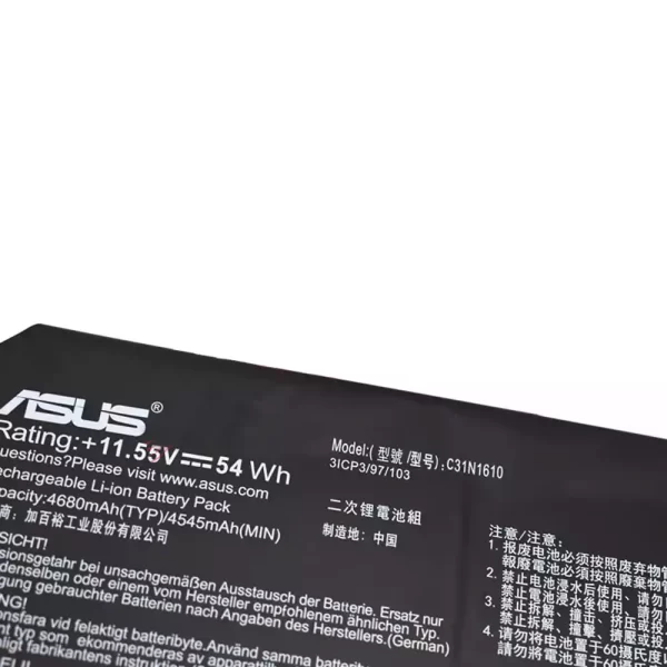 Batterie pour ordinateur portable ASUS C31N1610 – Image 3