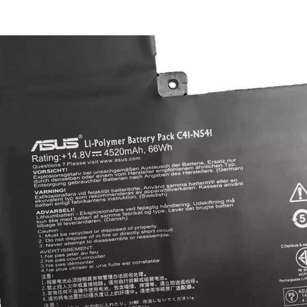 Batterie pour ordinateur portable ASUS C41-N541 – Image 3