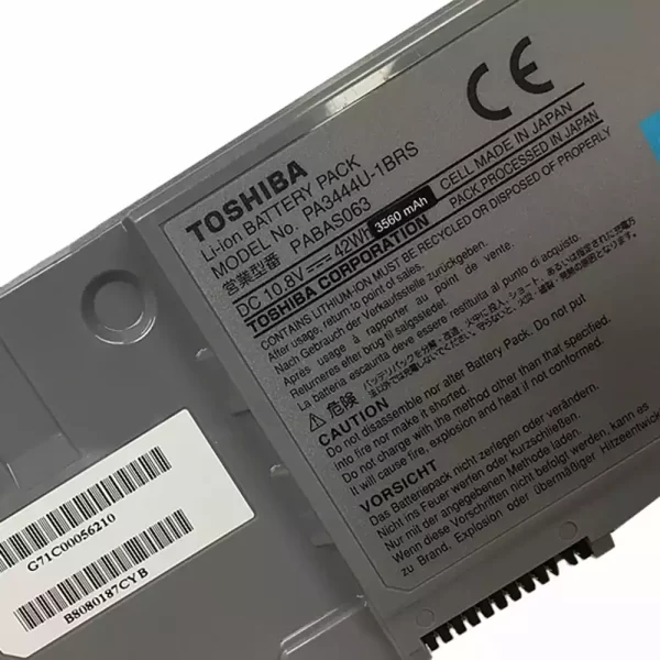 Batterie pour ordinateur portable Toshiba Portege R200,R200-110,R200-S234 – Image 3