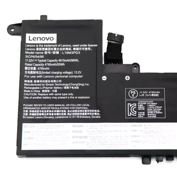 Batterie pour ordinateur portable LENOVO XiaoXin pro 13 2019 2020 – Image 3