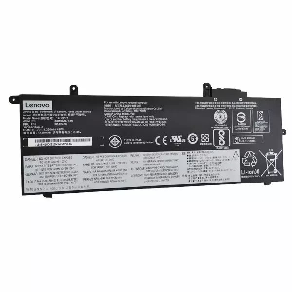 Batterie pour ordinateur portable LENOVO 01AV471,01AV472,SB10K97618,SB10K97619