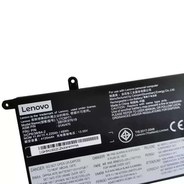 Batterie pour ordinateur portable LENOVO 01AV471,01AV472,SB10K97618,SB10K97619 – Image 3
