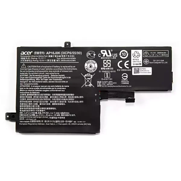 Batterie pour ordinateur portable ACER AP16J5K,AP16J8K