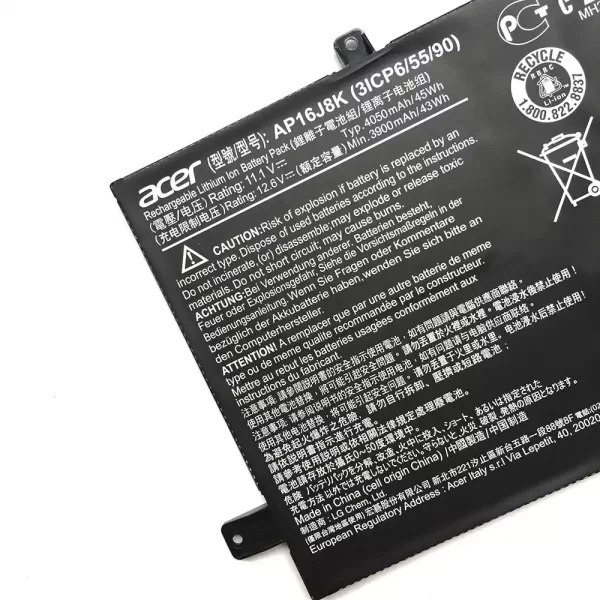 Batterie pour ordinateur portable ACER AP16J5K,AP16J8K – Image 3