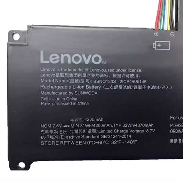 Batterie pour ordinateur portable LENOVO BSNO130S – Image 3
