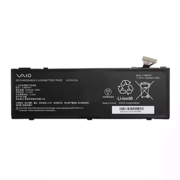 Batterie pour ordinateur portable VAIO VJ8BPS57,31CP5/57/80