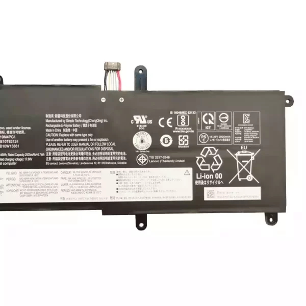 Batterie pour ordinateur portable LENOVO 5B10W13881 5B10W13882 SB10T83124 SB10T83125 – Image 4