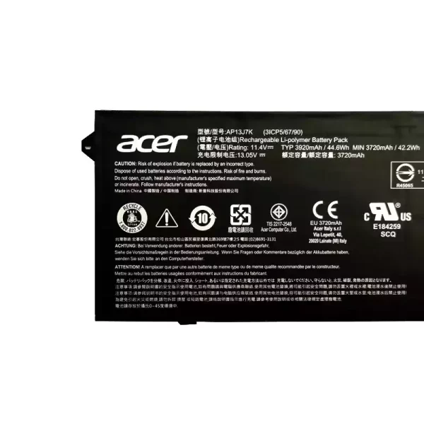 Batterie pour ordinateur portable Acer AP13J7K – Image 3