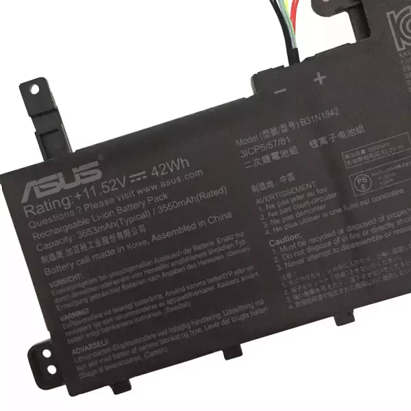 Batterie pour ordinateur portable ASUS B31N1842 – Image 3