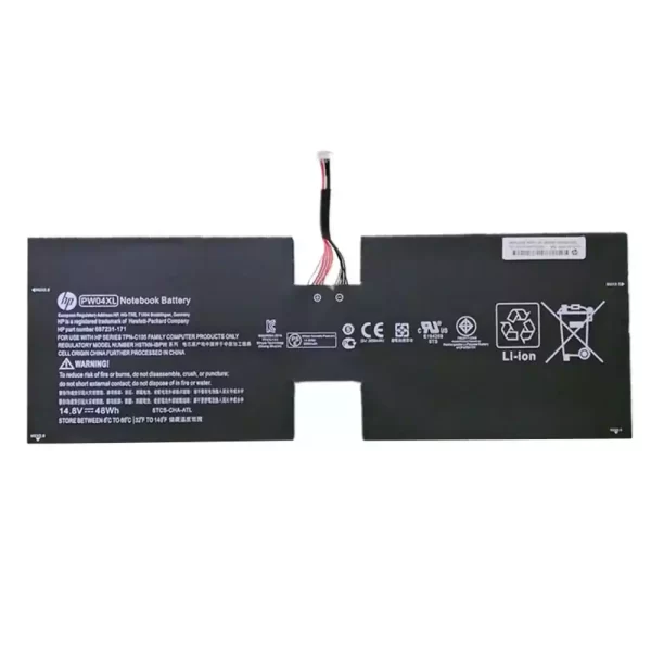 Batterie pour ordinateur portable HP TouchSmart 15-4000eg,TouchSmart 15t-4000