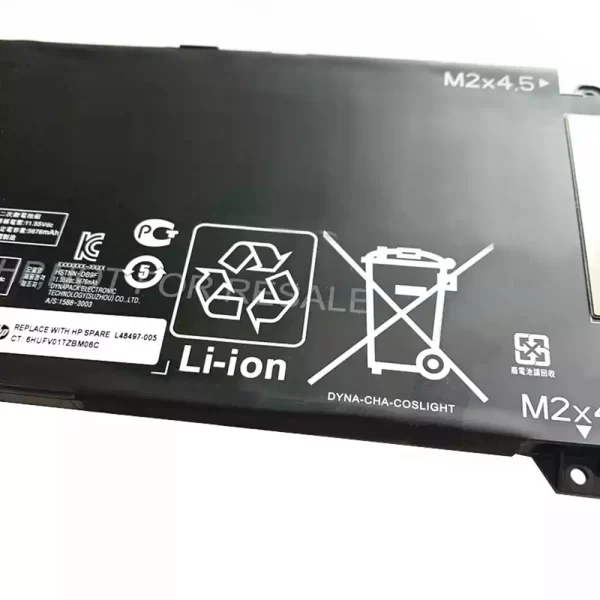Batterie pour ordinateur portable HP Omen 5 Air 15-dh,Omen 15-DH0006TX,15-dh0007TX,15-dh0008TX,15-dh0151TX,15-dh1053TX,15-dh0161TX – Image 4
