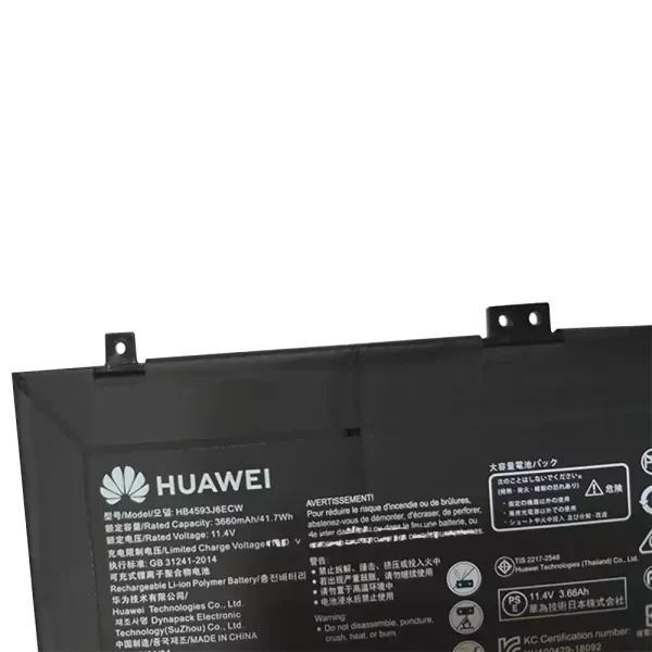 Batterie pour ordinateur portable HUAWEI Matebook 13,MateBook 13 AMD,MateBook 13 HN-W19L,MateBook 13 i7 – Image 3