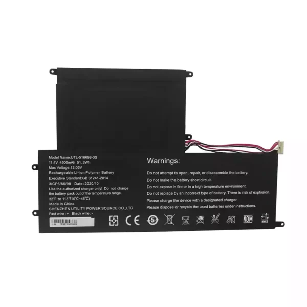 Batterie pour ordinateur portable UTL-516698-3S