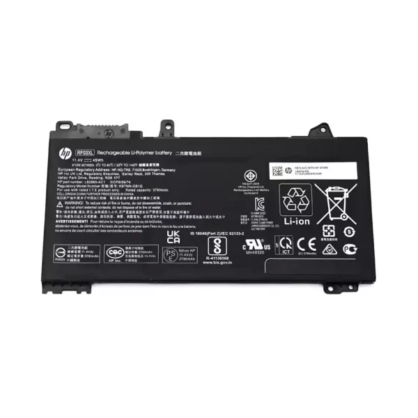 Batterie pour ordinateur portable HP L83685-AC1 HSN-Q25C HSN-Q21C HSTNN-OB1C HSTNN-OB1Q HSTNN-DB9A HSTNN-UB7R