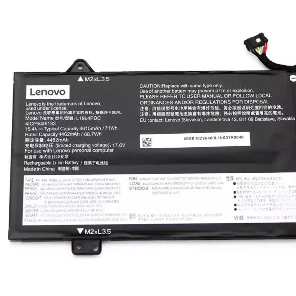 Batterie pour ordinateur portable LENOVO Yoga 7-14ITL5 Yoga 7-15ITL5,C750-14ITL,Yoga 14cACN 2021 – Image 3