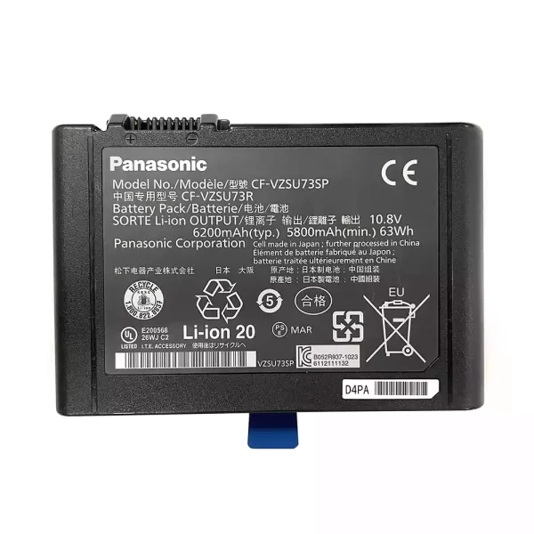 Batterie pour ordinateur portable PANASONIC CF-VZSU73R CF-VZSU73SP CF-VZSU73U Toughbook CF-D1