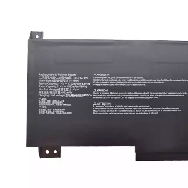 Batterie pour ordinateur portable MSI Pulse GL76 9S7 11UDK,GL66 GF66 – Image 3