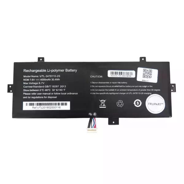 Batterie pour ordinateur portable UTL-3478110-2S