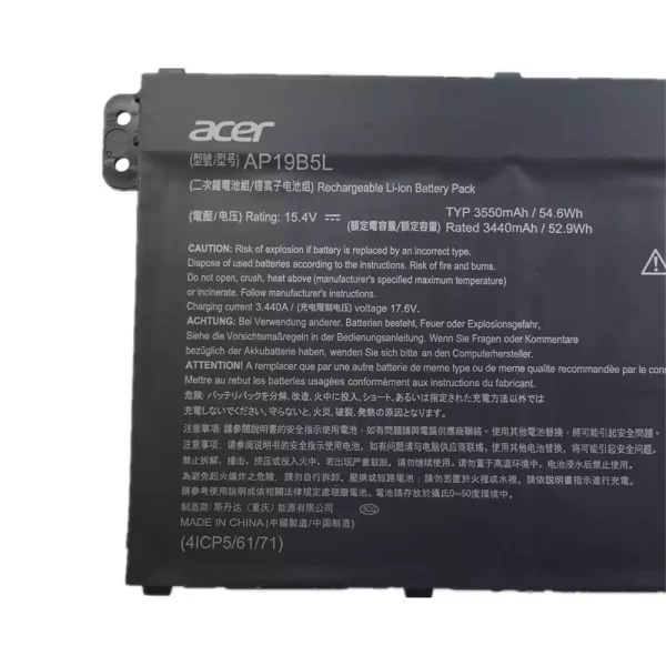 Batterie pour ordinateur portable ACER AP19B5L – Image 3