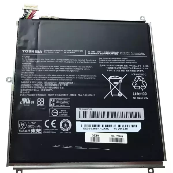 Batterie pour Tablette  TOSHIBA WT-10PE-A