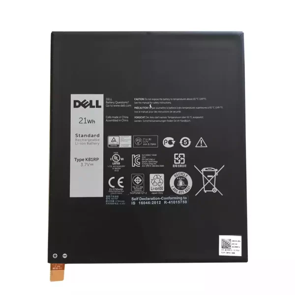 Batterie pour Tablette  DELL K81RP